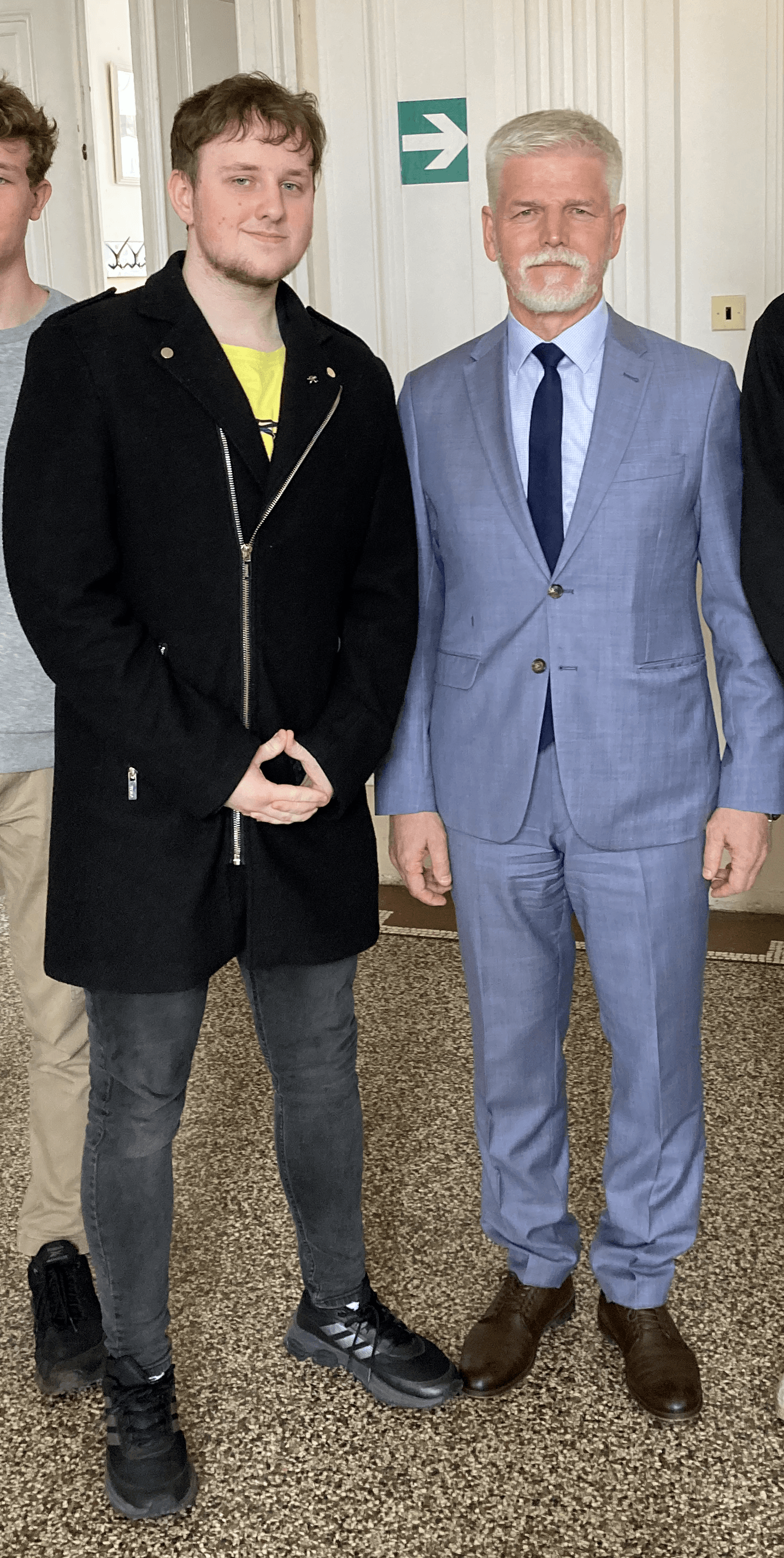 Me with president Petr Pavel